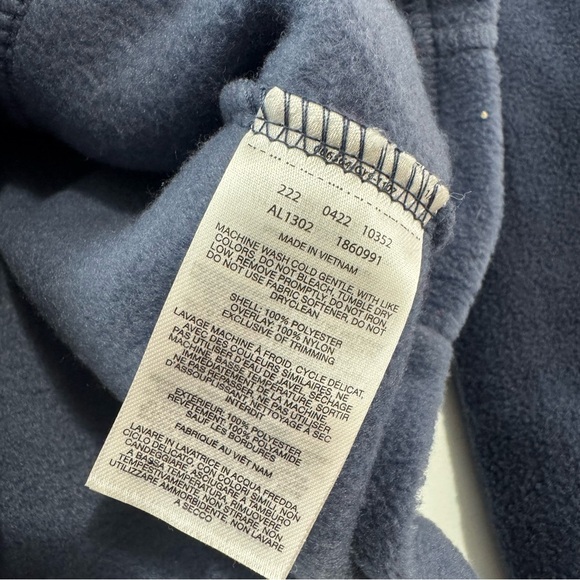 Columbia Women’s M Blue 1/4 Snap Soft Fleece Pullover Jacket Sweater Outdoorsy - Picture 8 of 12